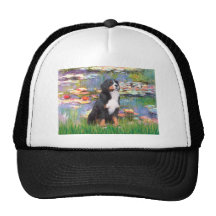 Bernese - Lilies 2 Mesh Hats