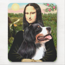 Bernese - Mona Lisa - Customized Mouse Mats