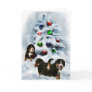 Bernese Mountain Dog Christmas Gifts Card