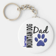 Bernese Mountain Dog Dad 2 Keychain