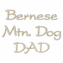 Bernese Mountain Dog DAD Embroidered Shirt