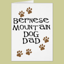 Bernese Mountain Dog Dad cards