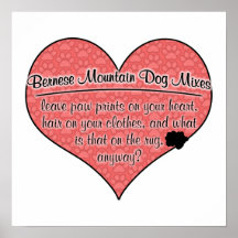 Bernese Mountain Dog Mixes Paw Prints Dog Humour