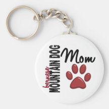 Bernese Mountain Dog Mom 2 Key Chains