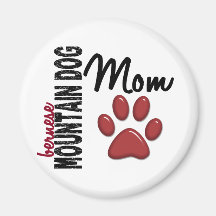 Bernese Mountain Dog Mom 2 Refrigerator Magnets