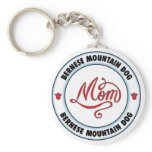 BERNESE MOUNTAIN DOG mom keychains