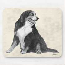 bernese mountain dog mousepads