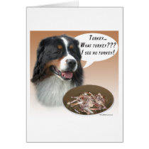 Bernese Mountain Dog Turkey cards