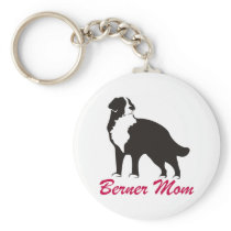 Bernese Mt Dog Berner Mom Key Chain