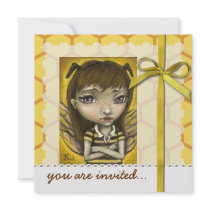 Bernie - the honey bee girl invite