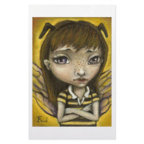 Bernie - the honey bee girl stationery paper
