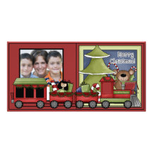Berry Merry Christmas Holiday Photo Card Template