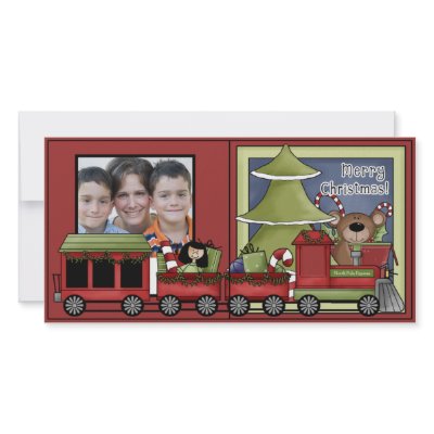 Berry Merry Christmas Holiday Photo Card Template by allpetscherished