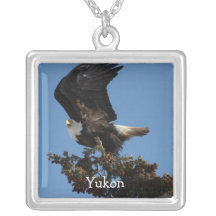 BERTF Bald Eagle Ready to Flee Personalized Necklace