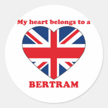 Bertram Round Sticker
