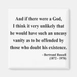 Bertrand Russell Quote 3a Magnet