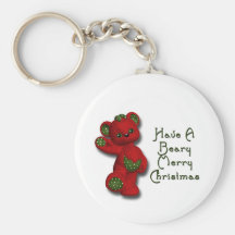 bery christmas  green key chains
