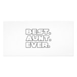 Best Aunt Ever Photo Card Template
