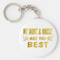 Best Aunt & Uncle keychains
