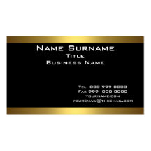 Best Black and Gold Business Cards