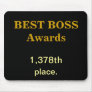 Best Boss Awards Practical Joke Rude Funny Insult Mousepads
