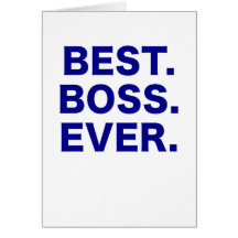 Best Boss Ever Card