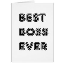 Best Boss Ever Card
