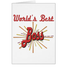Best Boss Gifts Greeting Cards