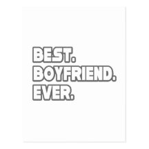 Best Boyfriend Ever Post Card