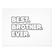 Best Brother Ever Invitation