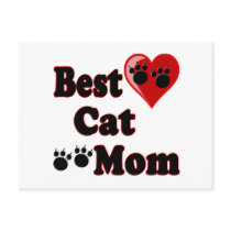 Best Cat Mom Merchandise for Mother's Postcard