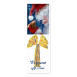 Best Christmas Gift is Love bookmark Business Card Template