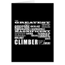 Best Climbers : Greatest Climber Greeting Cards