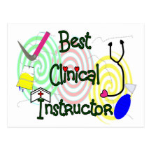 Best Clinical Instructor Nursing Gifts Post Card
