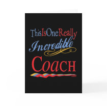 Best Coach Gifts Greeting Card