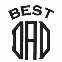 Best Dad Embroidered Hoodie Jacket