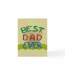BEST DAD EVER Card