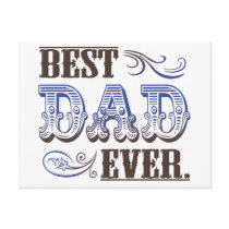 Best Dad Ever Father's Day Gifts Post Card