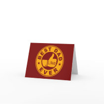 Best Dad Ever Greeting Cards