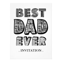 Best Dad Ever Invites