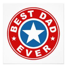 Best Dad Ever Personalized Invitations