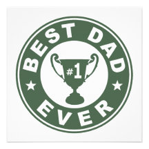 Best Dad Ever Personalized Invite