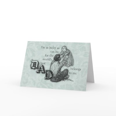 Best Dad Father's Day Card by bwmedia