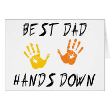 Best Dad Hands Down Gift Card