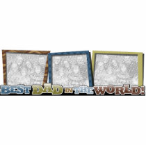 Best Dad in the World Photo Sculpture