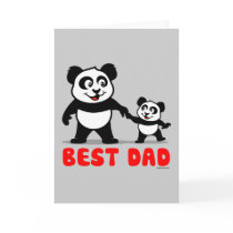 Best Dad Panda Cards