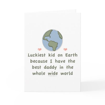 Best Daddy In The World Greeting Card by HolidayTeesGifts