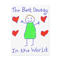 Best Daddy In The World Post Card