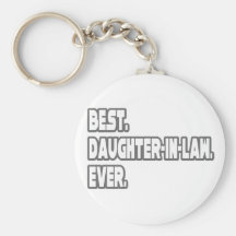 Best Daughter-In-Law Ever Keychains