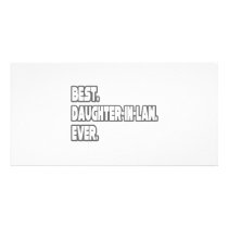 Best Daughter-In-Law Ever Photo Greeting Card